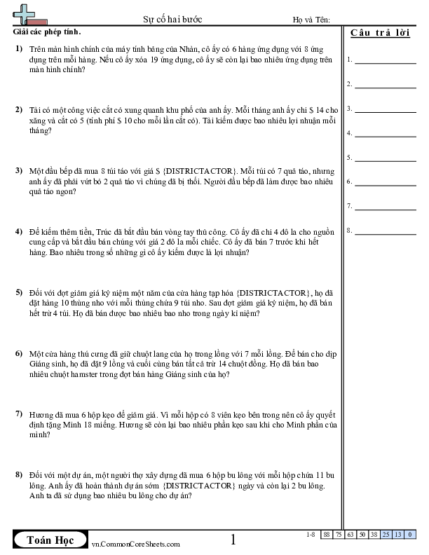  worksheet